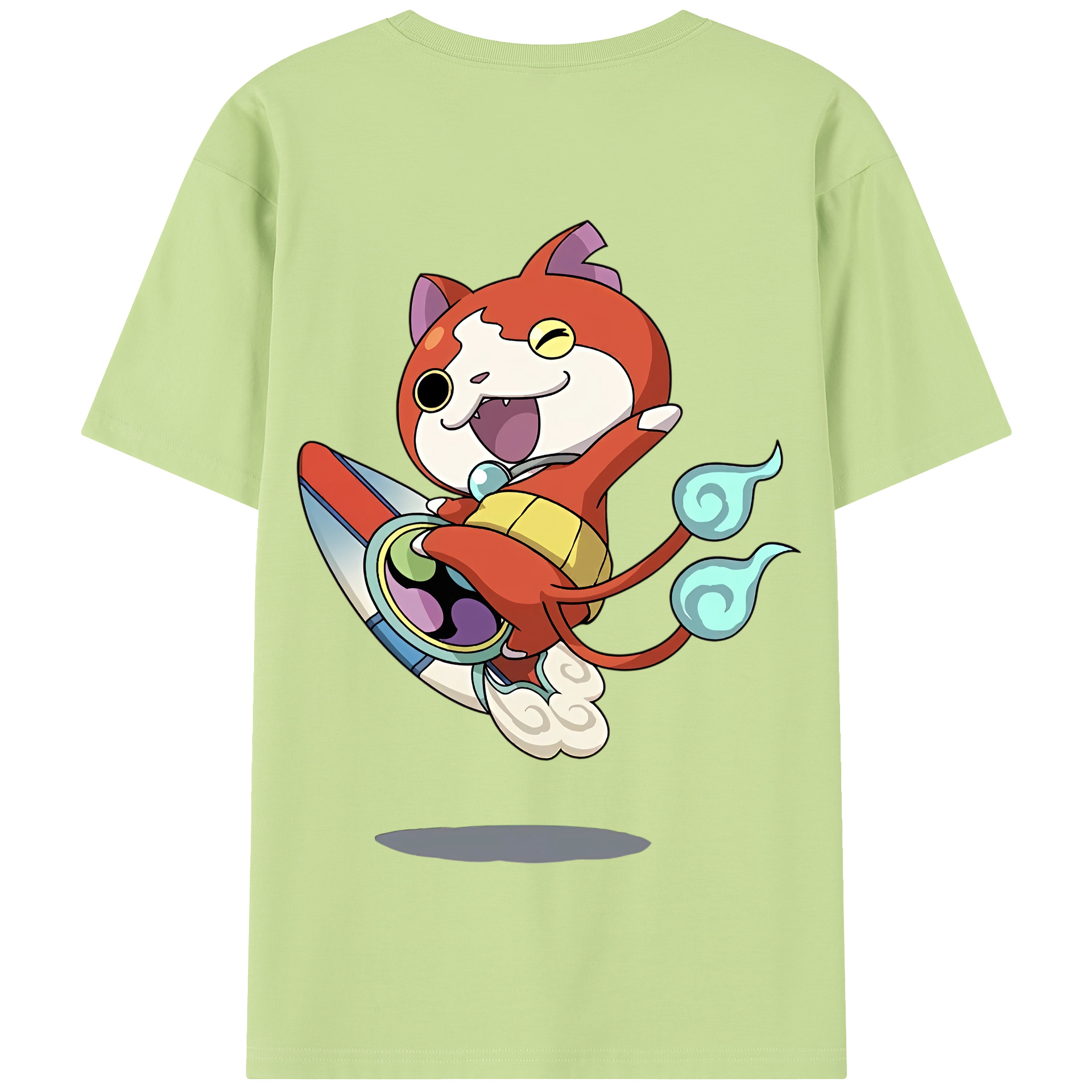 （画像用） 妖怪ウォッチ Yo-kai Watch 綿100％半袖Tシャツ（背面プリント）